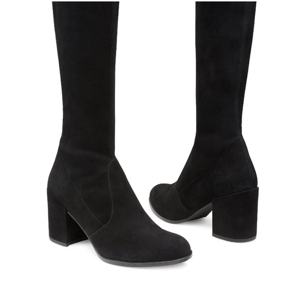 Stuart Weitzman Tieland Boot Black Size 10 - Picture 4 of 15